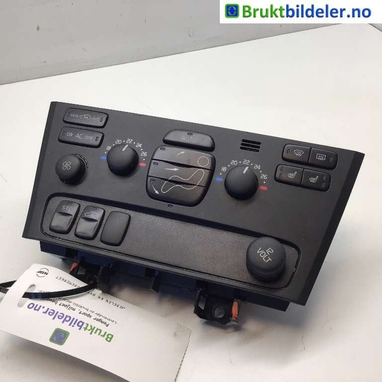 Varmeapparat betjening til Volvo S60, 2000-2004 (Type I, Fase 1)  (VOLVO|8691876)