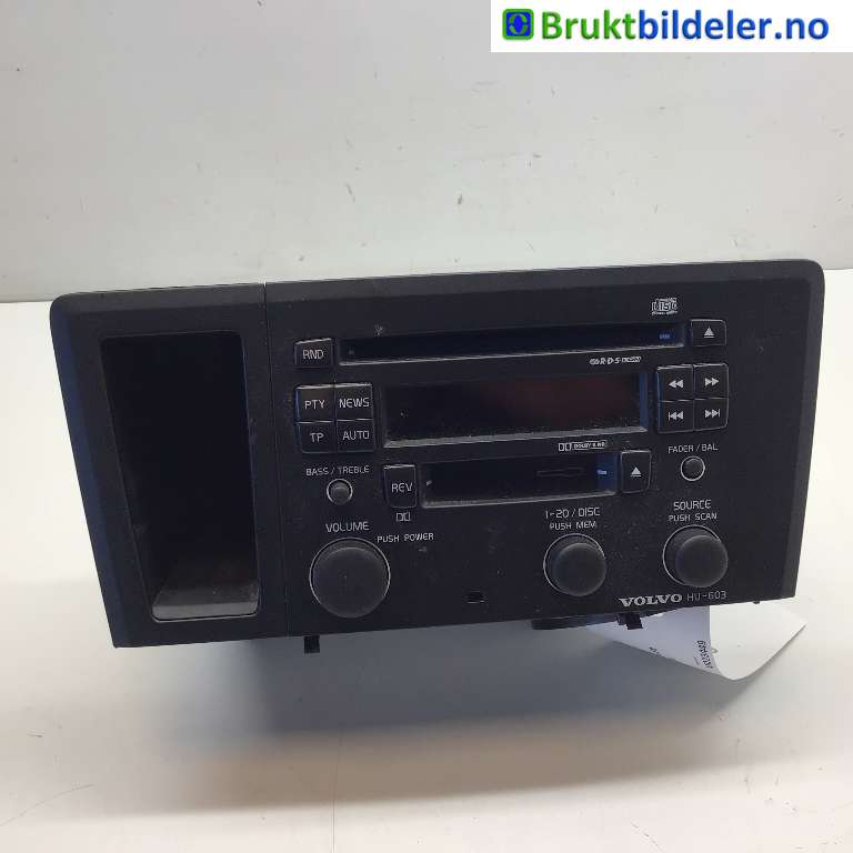 Bilstereo til Volvo S60, 2000-2004 (Type I, Fase 1)  (VOLVO|30657637)