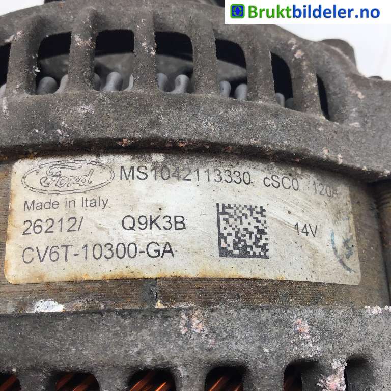 Dynamo til Ford Focus 2011-2014 (Type III, Fase 1) (FORD|CV6T-10300-GA|MS104211-3330|)