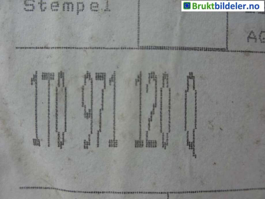 Ruteheis venstre foran til VW Touran 2007-2010 (Type I, Fase 2)  (VOLKSWAGEN|1T1 837 461 B|1T0 971 120 Q|1T1 837 729 AJ)