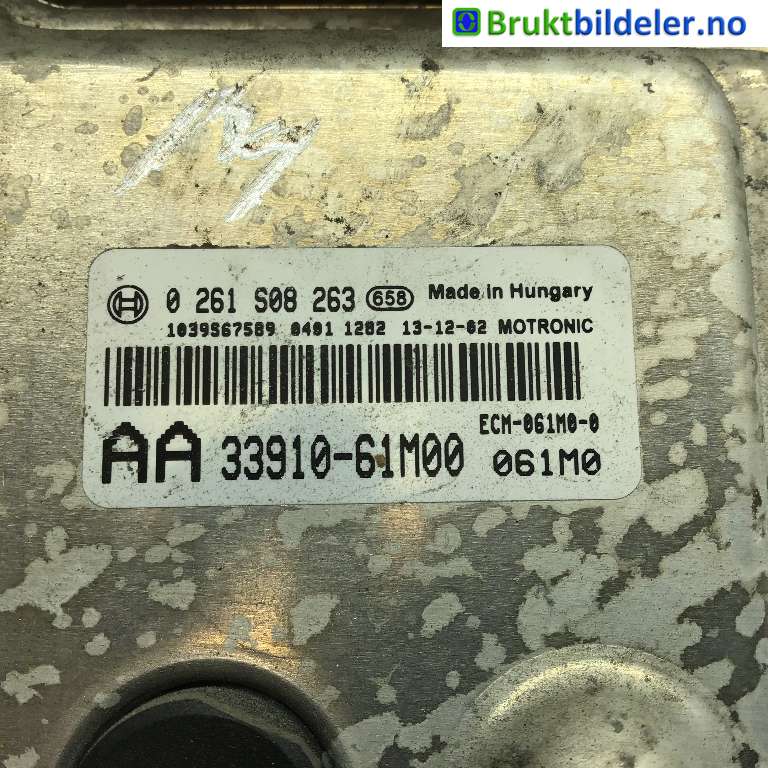 Styreenhet motor til Suzuki SX4 S-CROSS 2013-->> (Type II)  (SUZUKI|33910-61M00|0 261 S08 263|AA 33910-61M00)