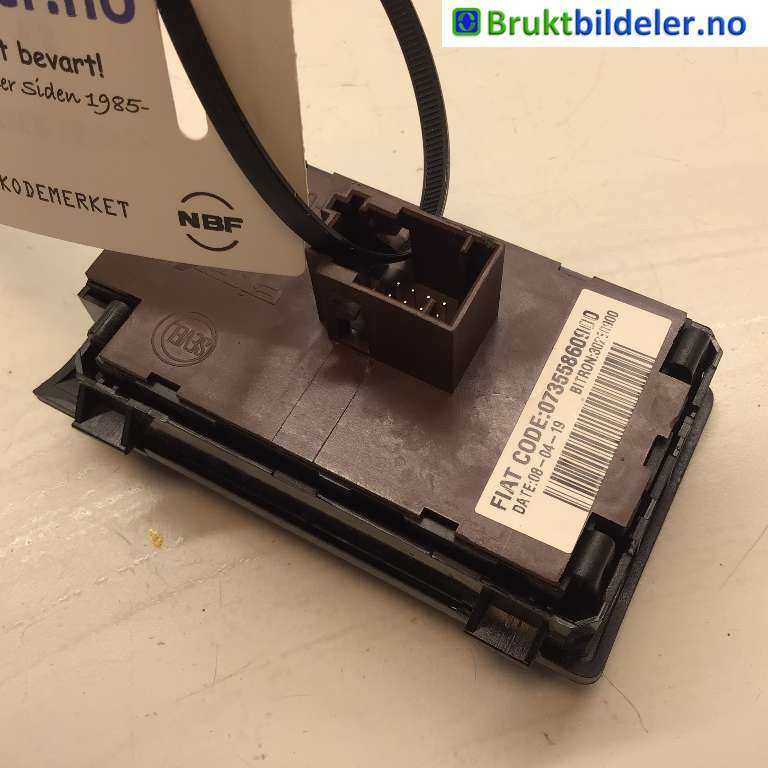 Bryter diverse til Peugeot Boxer 2014-->> (Type III, Fase 2)  (PEUGEOT|16 125 072 80|302/0900|07355860900)