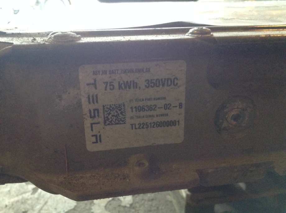 Batteripakke elbil til Tesla Model X 2016-->> (TESLA|)