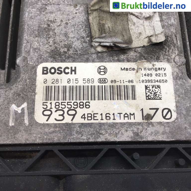 Styreenhet motor til Alfa Romeo 159 2005-2011 (ALFA ROMEO|51855986|0 281 015 589|)