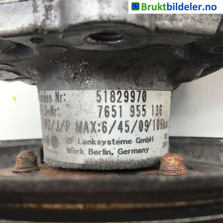 Servo pumpe mekanisk til Alfa Romeo 159 2005-2011  (ALFA ROMEO|51829970|7651 955 136|)