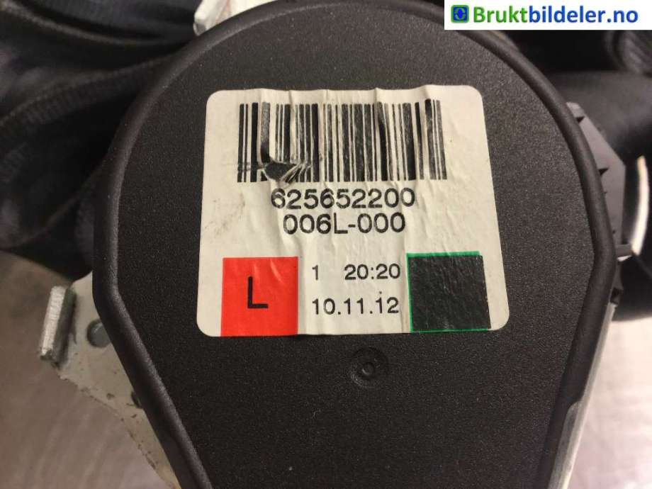 Sikkerhetsbelte foran venstre til Ford Focus 2011-2014 (Type III, Fase 1)  (FORD|BM51-61295-ADW|625652200|)