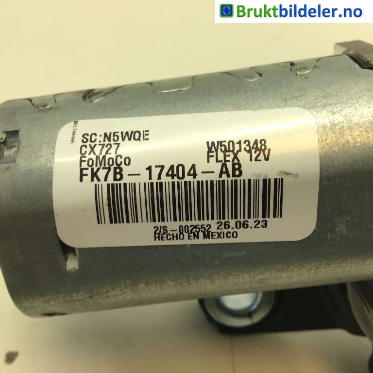 Viskermotor bakrute til Ford Mustang Mach-e 2020-->>  (FORD (US)|FK7B-17404-AB|W501348|)