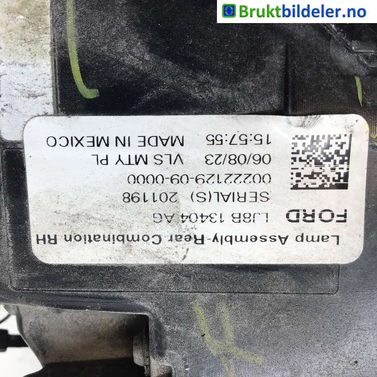 Baklykt høyre til Ford Mustang Mach-e 2020-->>  (FORD (US)|LJ8B-13404-AG|201198|)