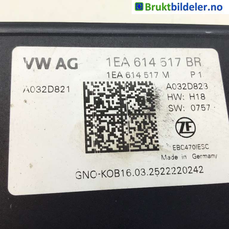 ABS sentral til VW ID.3 2020-->>  (VOLKSWAGEN|1EA 614 517 BR|A032D821|)