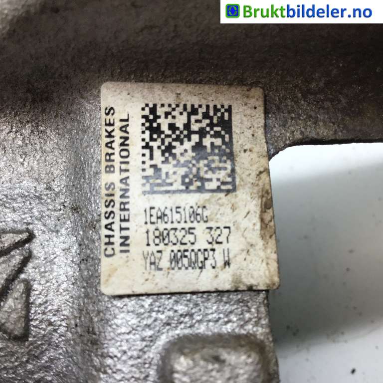 Bremsecaliper høyre foran til VW ID.3 2020-->>  (VOLKSWAGEN|1EA 615 124|180325-327|1EA 615 105 G)