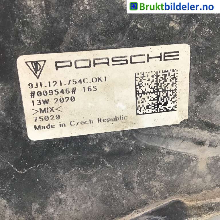Diverse deler til Porsche Taycan 2019-->>  (PORSCHE|9J1 121 754  C|009546|95B 965 501 AA)