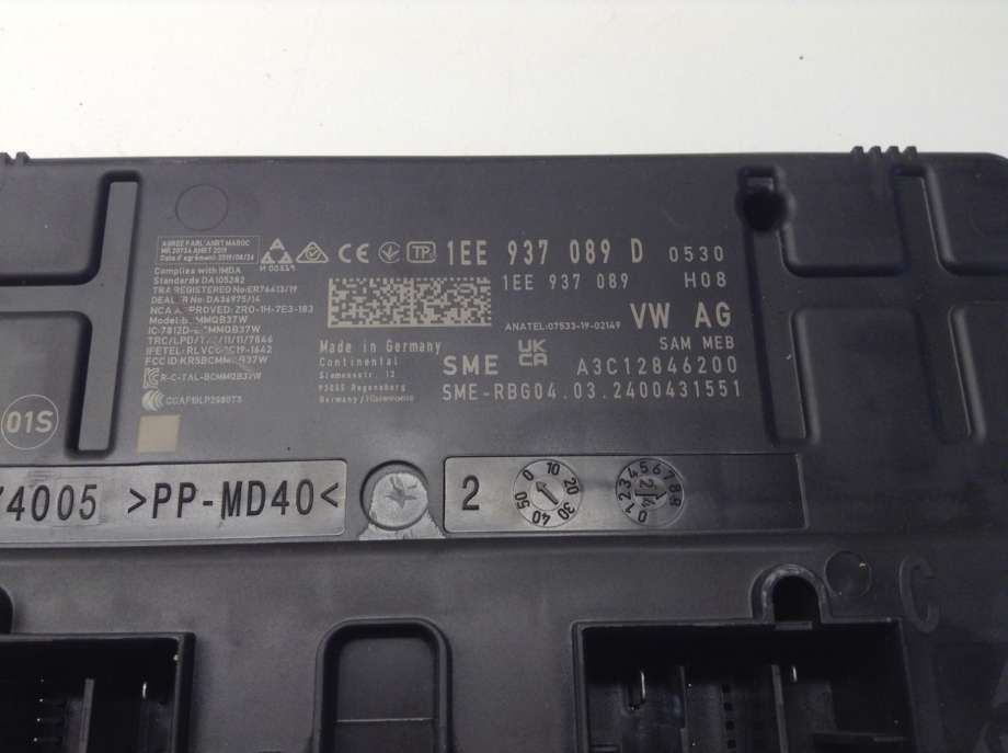 Styreenhet comfort (BCM) til VW ID.4 2020-->> (VOLKSWAGEN|1EE 937 089 D|A3C12846200|)