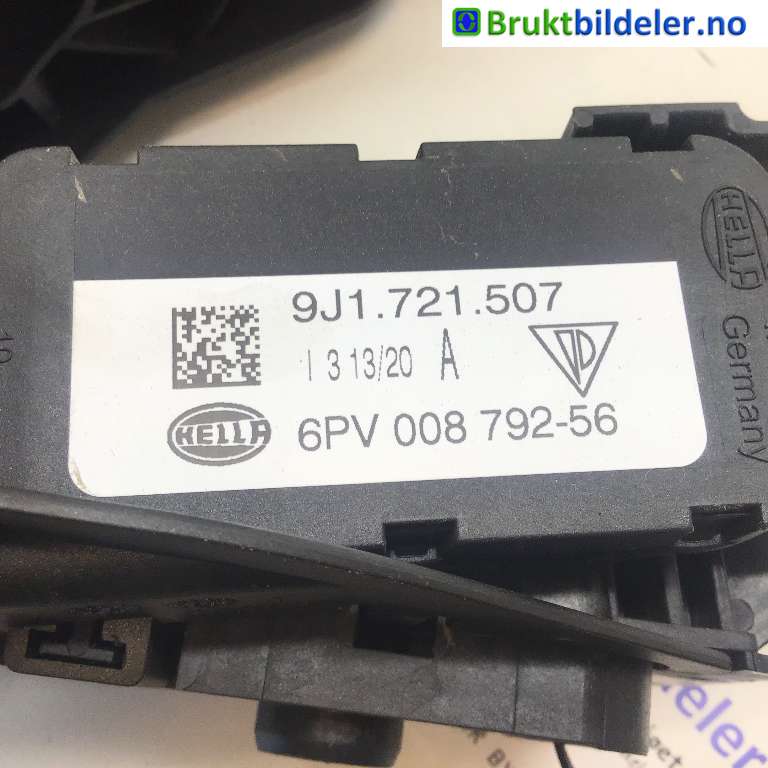 Pedal gass til Porsche Taycan 2019-->> (PORSCHE|9J1 721 507|6PV 008 792-56|)