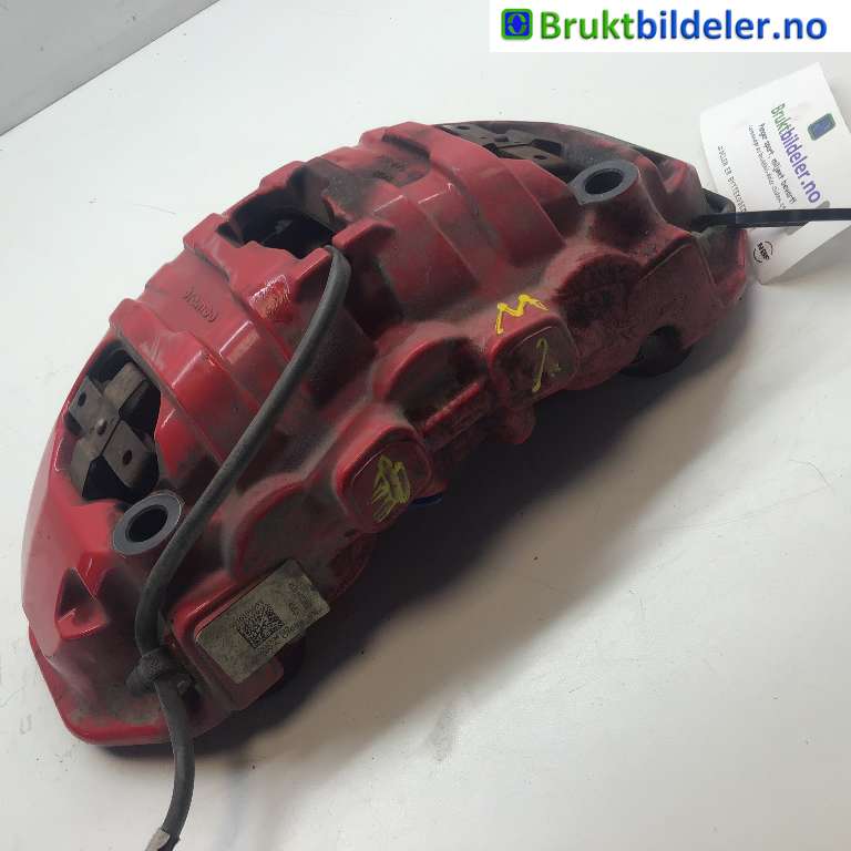 Bremsecaliper venstre foran til Porsche Taycan 2019-->> (PORSCHE|9J1 615 123 J|20D04335|9J1 615 105 T)