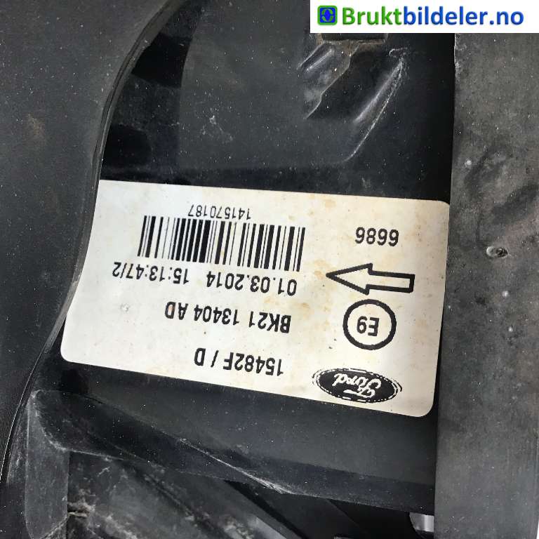 Baklykt høyre til Ford Transit Custom 2013-2023 (Type I)  (FORD|BK21-13404-AD|15482F/D|)