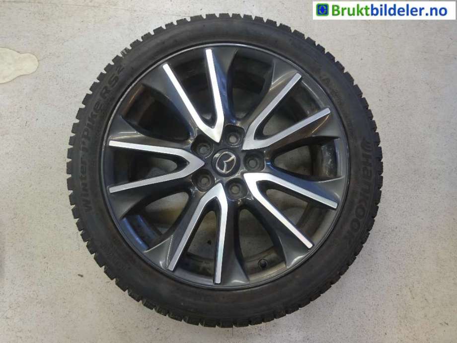 Hjulsett aluminium vinter til Mazda CX-3 2015-2022  (MAZDA|HANKOOK|7JX18 ET50 5X114.3|9965 27 7080)