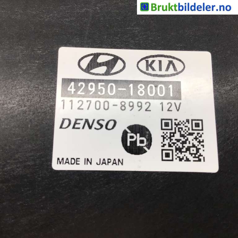 Styreenhet diverse til Hyundai Kona 2021-2023 (Type I, Fase 2)  (HYUNDAI|42950-18001|112700-8992|)