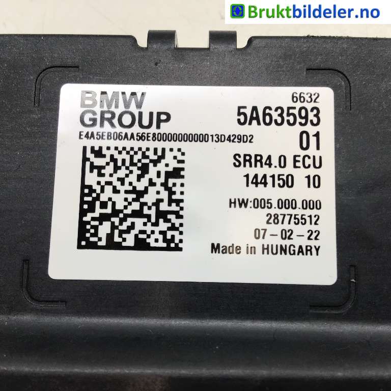 Styreenhet diverse til BMW iX 2021-->> (I20) (I20) (BMW  iX xDrive40|66 32 5 A63 593|28775512|)
