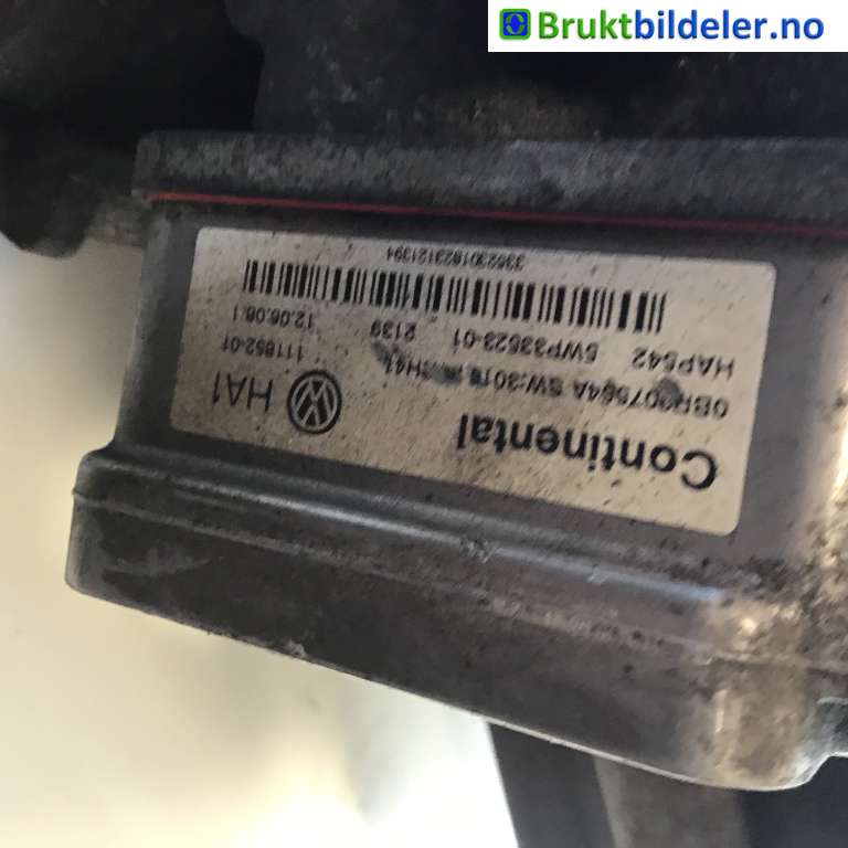 Kardang klokke bak til Škoda Octavia 2005-2008 (Type II, Fase 1)  (SKODA|0BR 525 010|KMC DIFFKODE|)