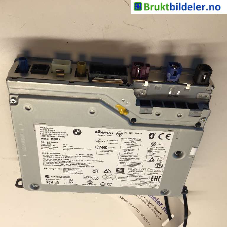 Styreenhet DAB til BMW iX, 2021-->> (I20) (I20) (BMW  iX xDrive40|65 12 5 A73 E68)