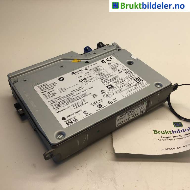Styreenhet DAB til BMW iX 2021-->> (I20) (I20) (BMW  iX xDrive40|65 12 5 A73 E68|4052791|65 12 5 A67 123-01)