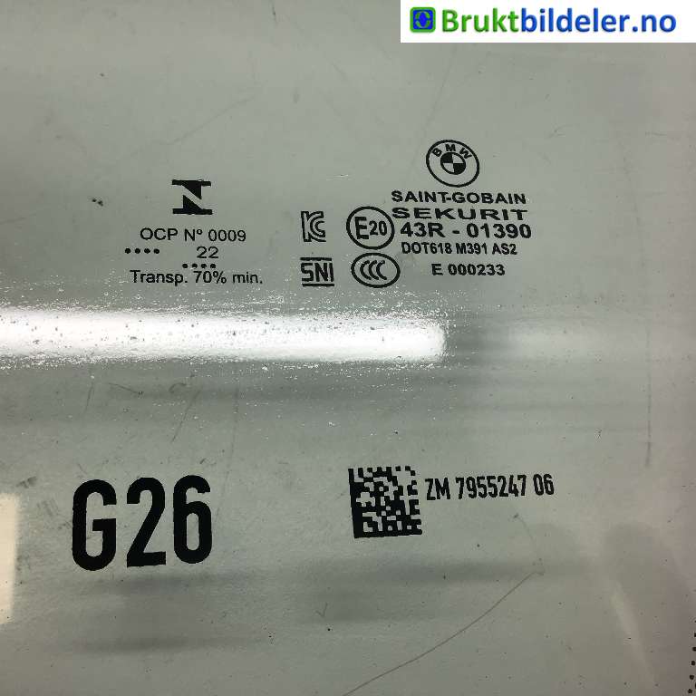 Siderute venstre foran til BMW i4 2021-->> (G26) (G26) (BMW IX4|51 33 7 955 247|)