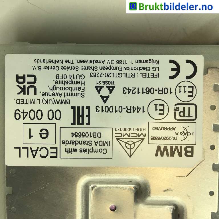 Styreenhet diverse til BMW i4 2021-->> (G26) (G26) (BMW IX4|84 10 5 A6C DE7|2202700590|84 10 1D 5 A67 1E9)