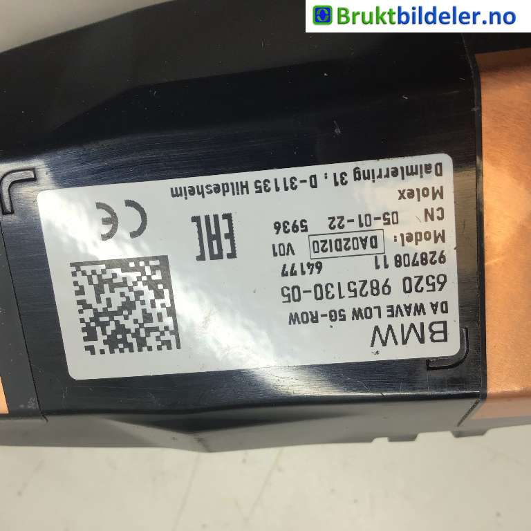 Antenne navigasjon til BMW i4 2021-->> (G26) (G26) (BMW IX4|65 20 9 825 130|928701 11|)