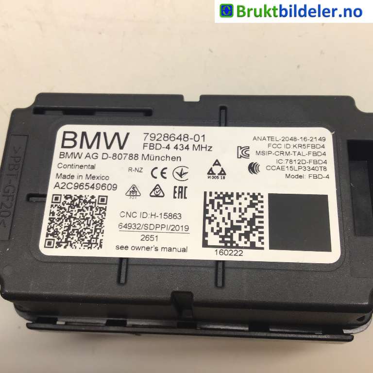 Bilstereo diverse til BMW i4 2021-->> (G26) (G26) (BMW IX4|7 928 648|A2C96549609|)
