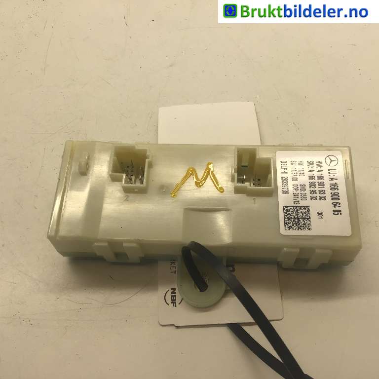 Styreenhet elektrisk bakluke til Mercedes GL 2012-2016 (Fase 1) (X166) (X166) (MERCEDES|A 166 900 64 05|28339738|)
