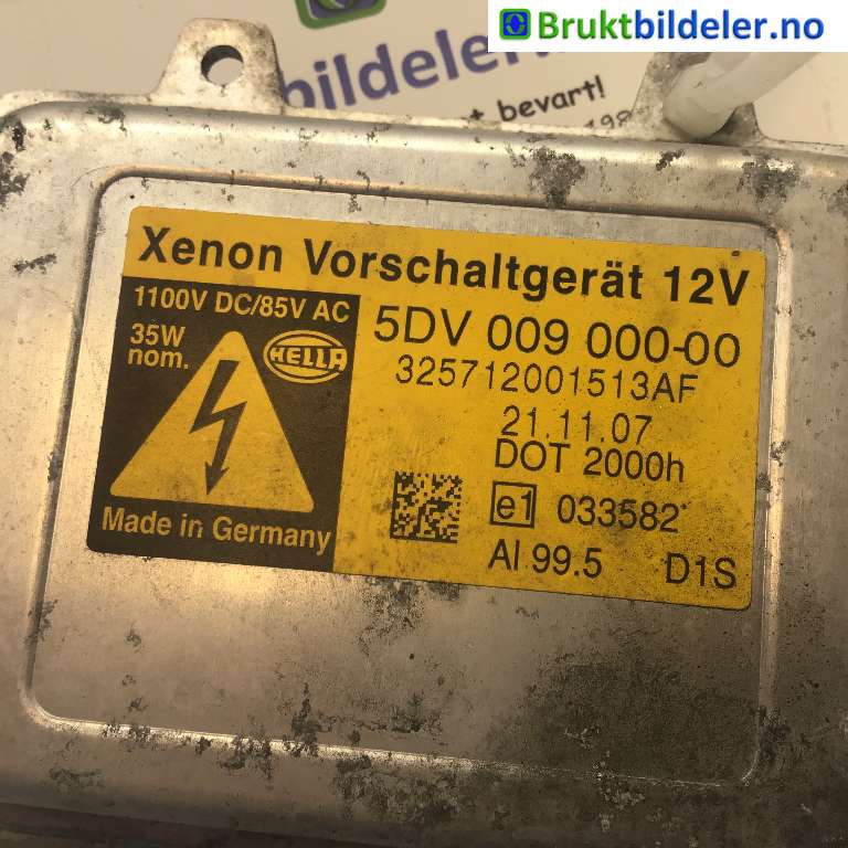 Styreenhet xenon/ballast til Saab 9-3 2008-2011 (Type II, Fase 2) (SAAB|12767670|5DV 009 000-00|)