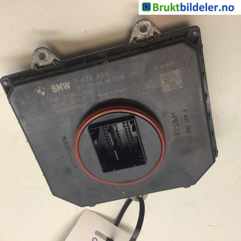 Styreenhet xenon/ballast til BMW 5-Serie 2017-->> (G30/G31) (G30/G31) (BMW|63 11 5 A02 730|60 395 292 0117|7 476 488)