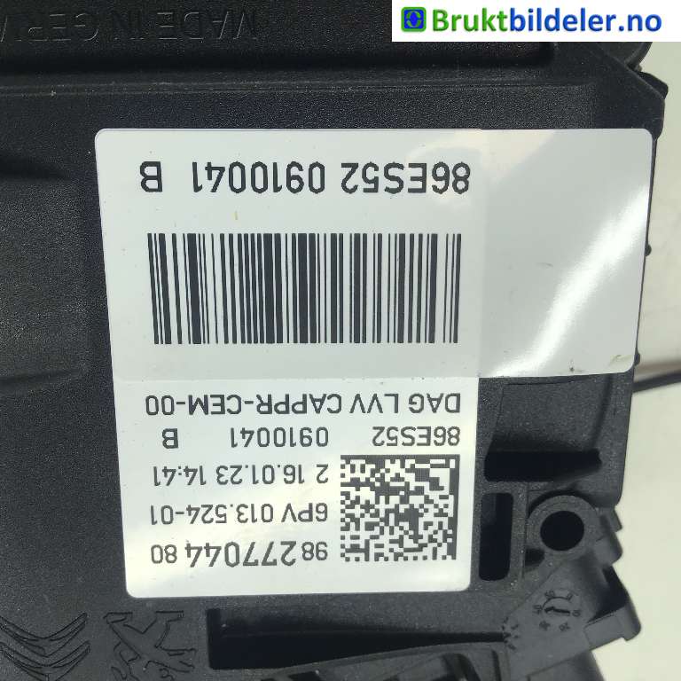 Pedal gass til Citroën ë-C4 2020-->>  (CITROEN|9827704480|6PV 013 524-01|)