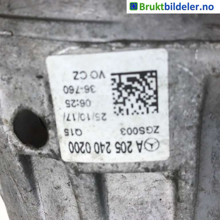 Motorfeste til Mercedes C-Klasse 2014-2018 (Fase 1) (W205) (W205) (MERCEDES|A 205 240 02 00|ZGS003|)