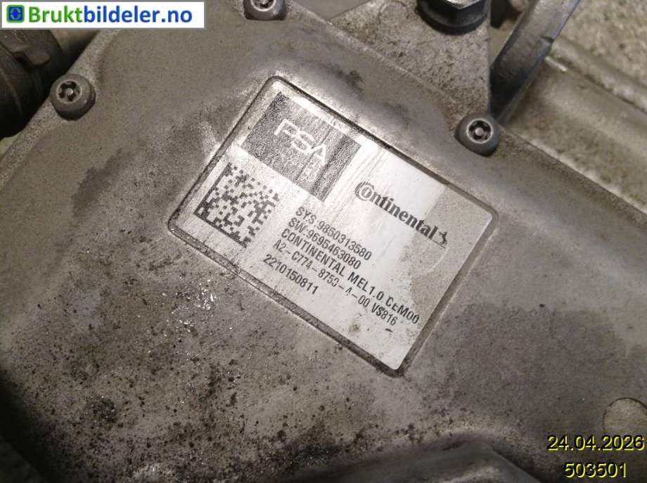 Motor elbil foran til Citroën ë-C4 2020-->>  (CITROEN|16 762 465 80|ZK01|98 503 135 80)