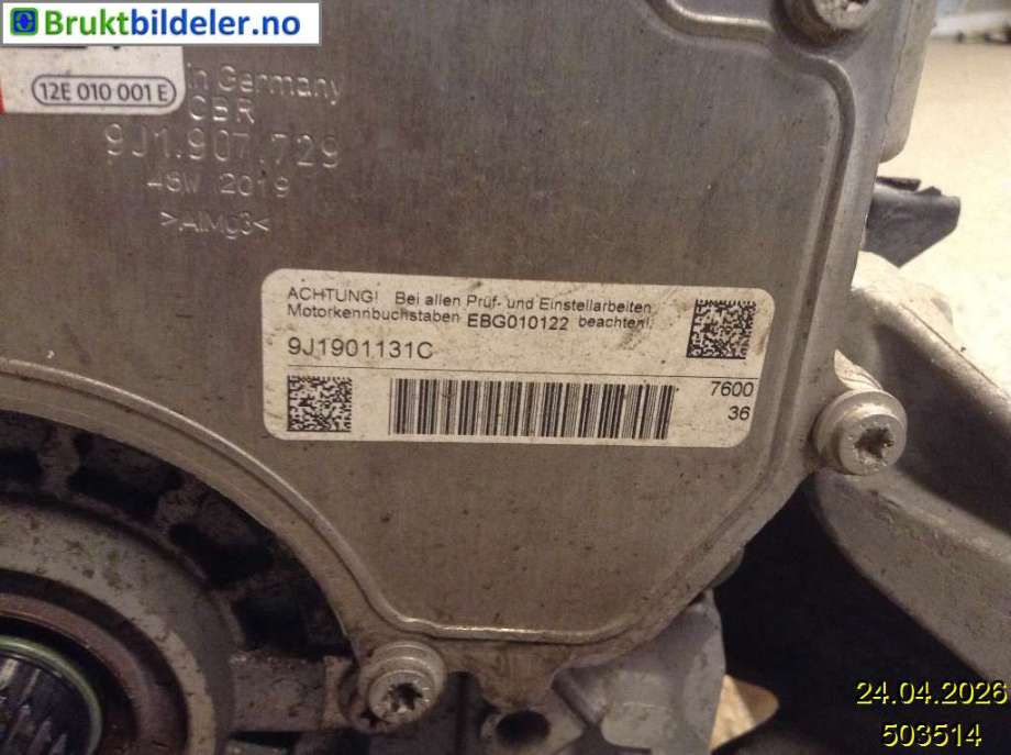Motor elbil foran til Porsche Taycan 2019-->>  (PORSCHE|9J1 901 131 C||9J1 901 131 E)