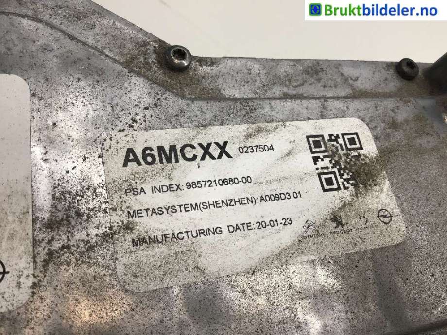 Batterilader (OBC - On Board Charger) til Citroën ë-C4 2020-->>  (CITROEN|16 758 121 80|AAC09600|)