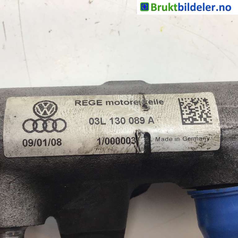 Dyseskinne (fuelrail) til Audi A4 2007-2014 (Type IV) (B8) (B8) (AUDI|03L 130 089 A|)