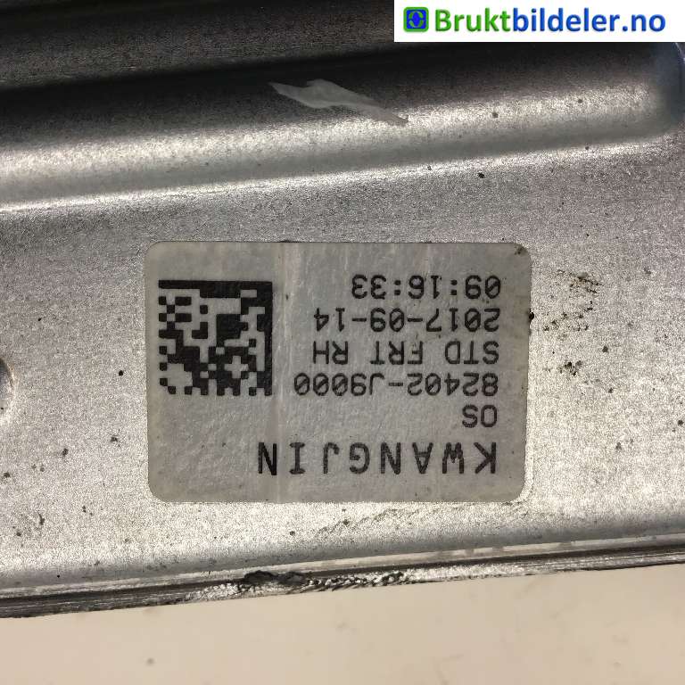 Ruteheis høyre til Hyundai Kona 2017-2021 (Type I, Fase 1)  (HYUNDAI|82404J9000|82460-J9000/MOTOR|82402-J9000)