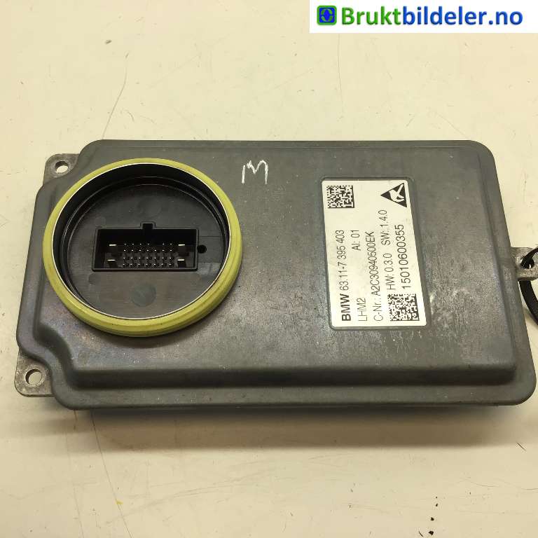 Styreenhet xenon/ballast til BMW X4, 2014-2018 (F26) (F26) (BMW|63 11 7 354 974)