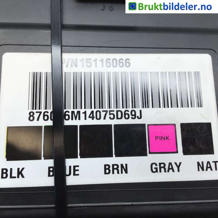 Styreenhet comfort (BCM) til Chevrolet Tahoe 2001-2005 (Type II)  (CHEVROLET|15116066|876066M|14075D69J)