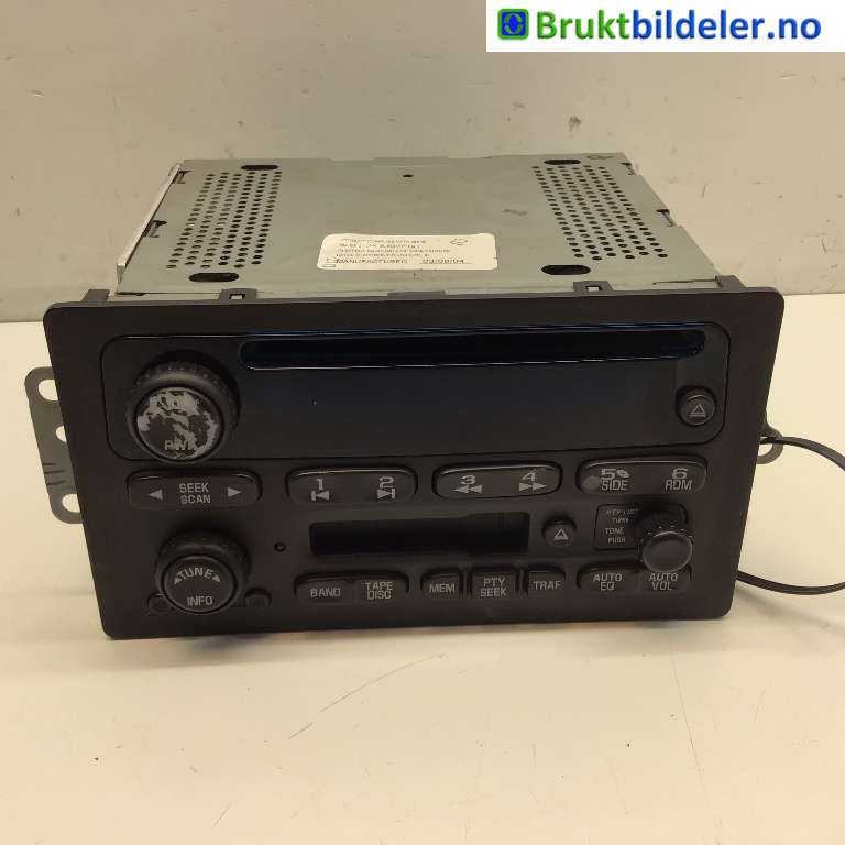 Bilstereo diverse til Chevrolet Tahoe, 2001-2005 (Type II) (CHEVROLET|15138490)