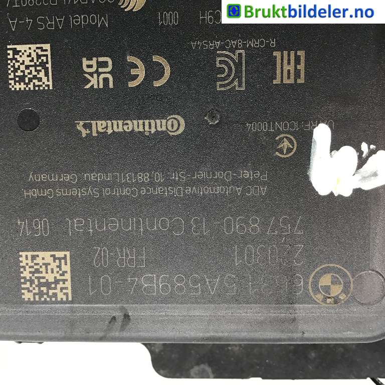 Sensor radar til BMW i4 2021-->> (G26) (G26) (BMW IX4|66 31 5 A58 9B4|220301/ 757 890-13|)