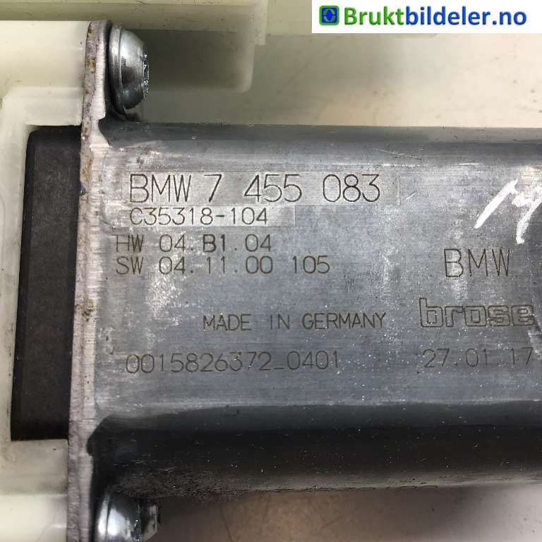Ruteheis venstre bak til BMW 5-Serie 2017-->> (G30/G31) (G30/G31) (BMW|51 35 7 455 083|C35318-104|)
