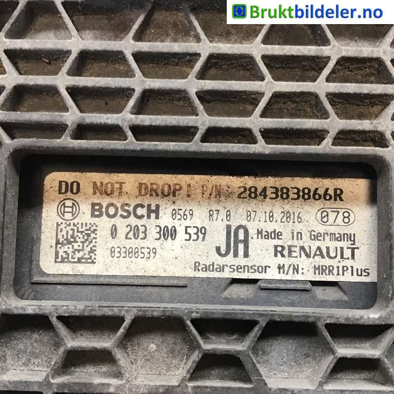 Sensor radar til Renault Kadjar 2015-->> (RENAULT|284383866R|0 203 300 539|)