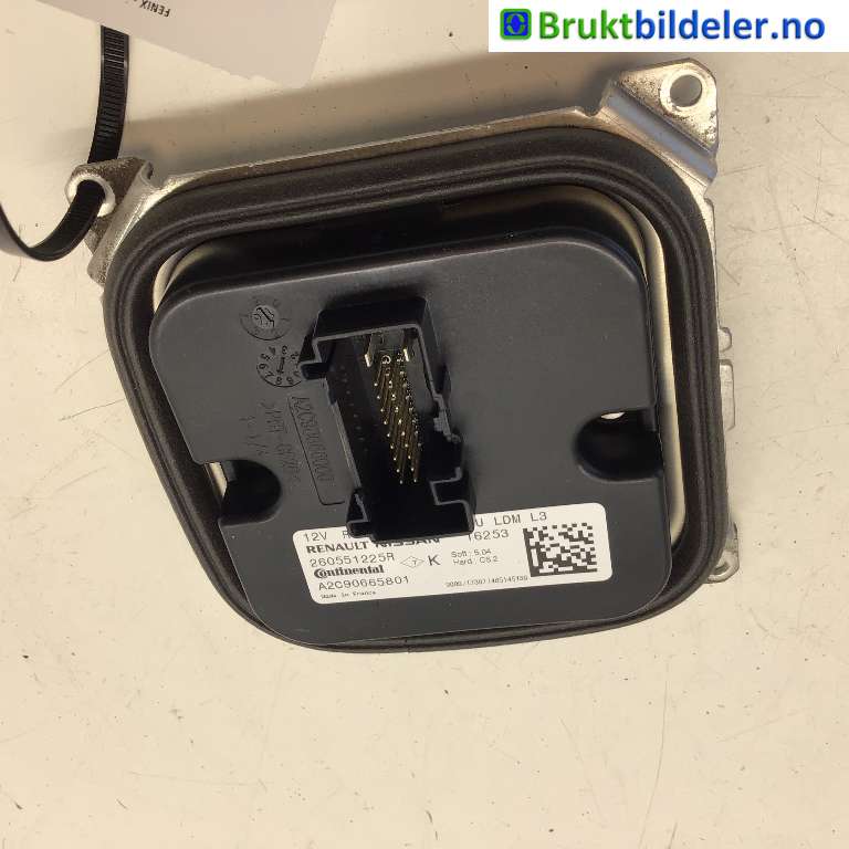 Styreenhet xenon/ballast til Renault Kadjar, 2015-->>  (RENAULT|260551225R)