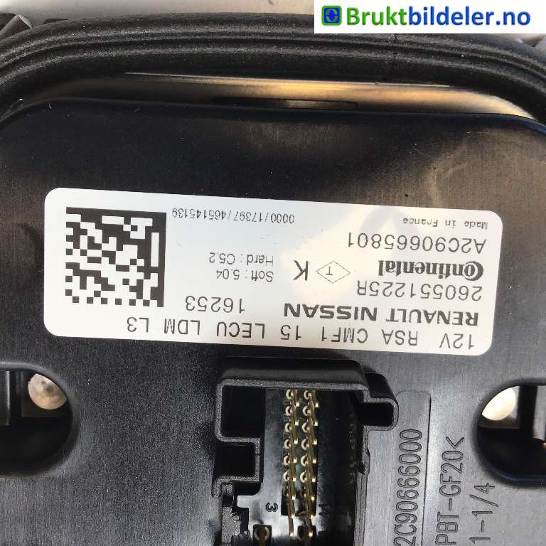 Styreenhet xenon/ballast til Renault Kadjar 2015-->> (RENAULT|260551225R|A2C90665801|)