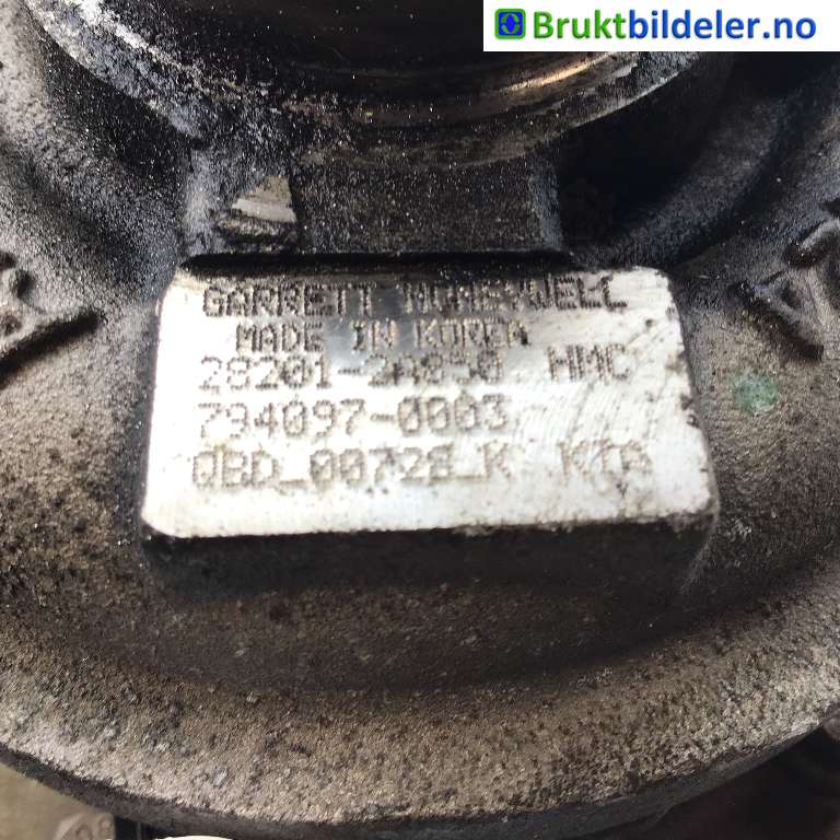 Turbo til Hyundai Ix35 2010-2015 (HYUNDAI|28201-2A850|794097-0003|)