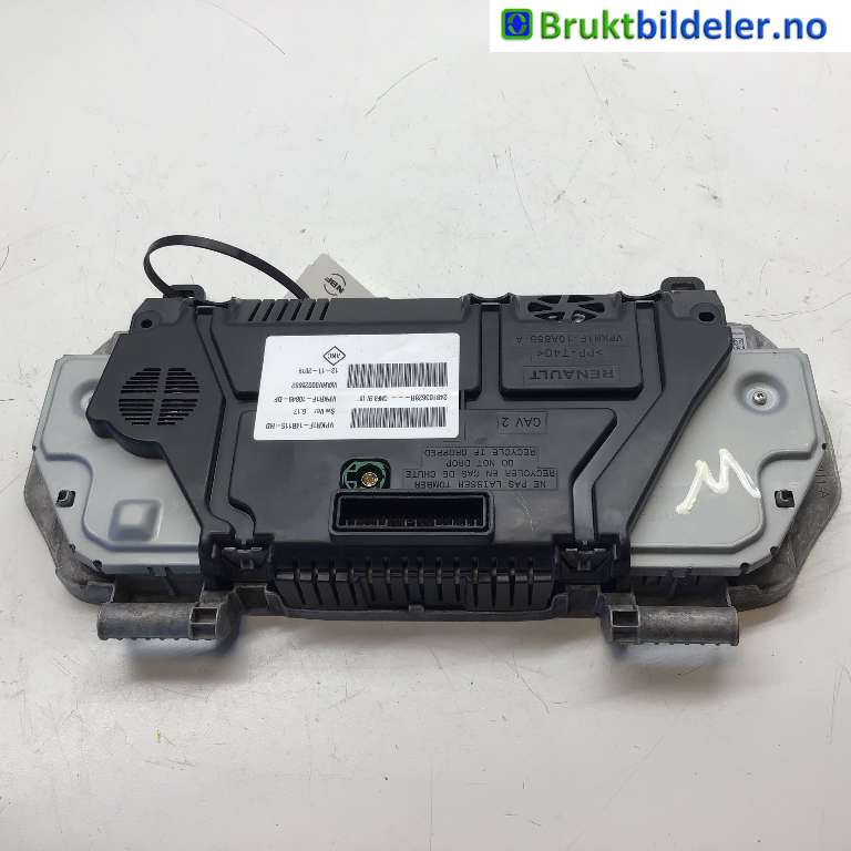Instrumentpanel til Renault Zoe 2013-2019 (Fase 1) (RENAULT|248103628R|VPKR1F-14B115-HD|WAHV00025662)