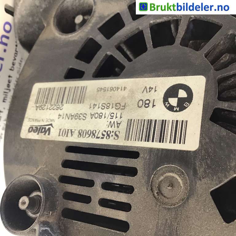 Dynamo til BMW 1-Serie 2011-2015 (Fase 1) (F20/F21) (F20/F21) (BMW|12 31 8 578 608|2622129A|)